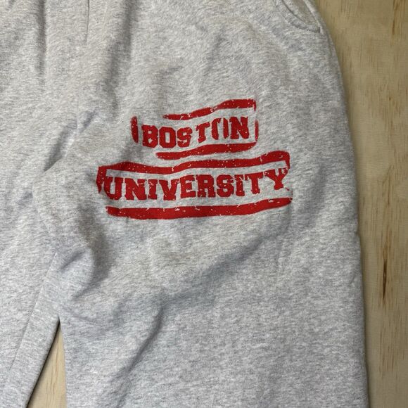 NEW Boston University Terriers Travis Scott Mitchell Ness Classic Sweatpants XL - Picture 4 of 16